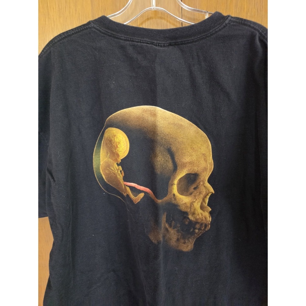 Vintage TOOL 2006 Tour Fetus in Skull Band Tee Double Sided Anvil 2XL Black - Picture 5 of 5